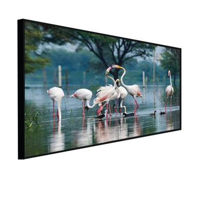 Flamingo Birds Canvas Wall Painting