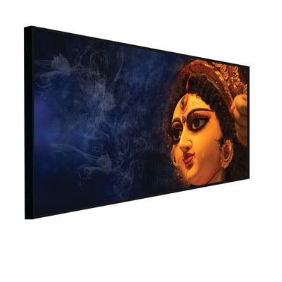 Maa Durga Canvas Floating Frame Wall Painting