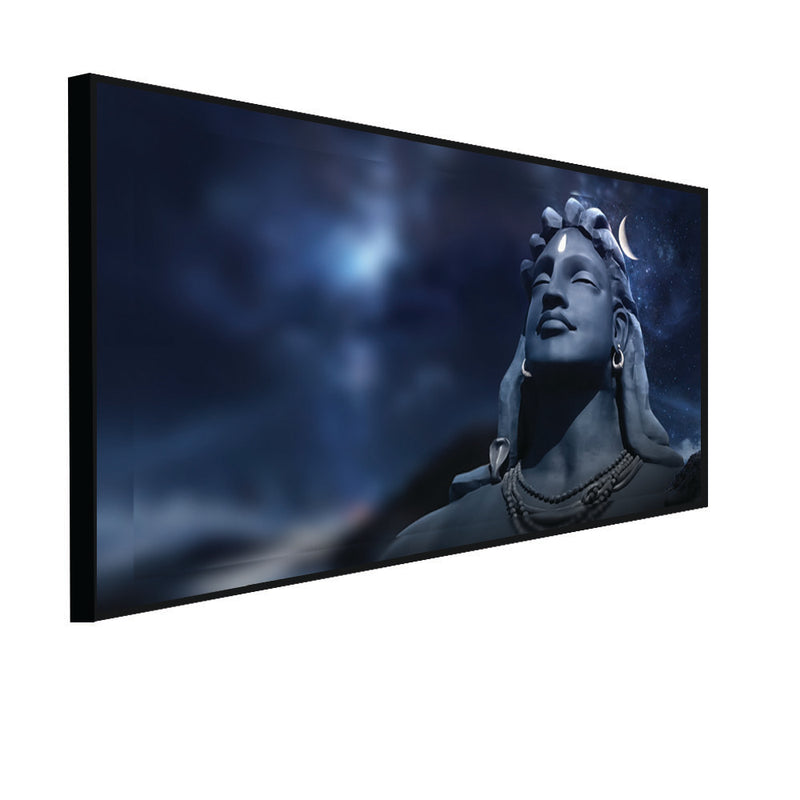 Lord Shiva Mahakal Canvas Floating Frame Wall Painting