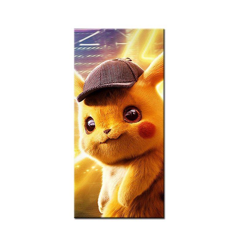 DecorGlance Pikachu Canvas Wall Painting