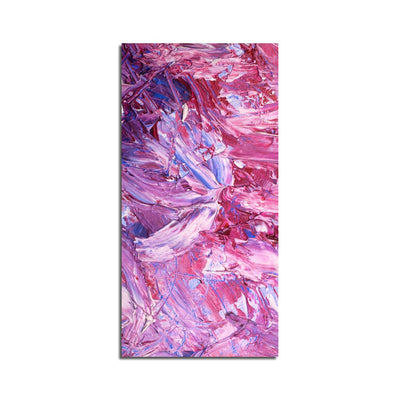 DecorGlance Pink Abstract Canvas Print On Wall Painting