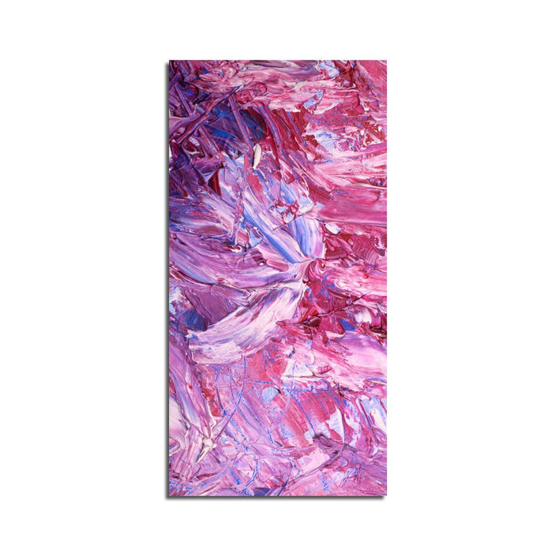 DecorGlance Pink Abstract Canvas Print On Wall Painting