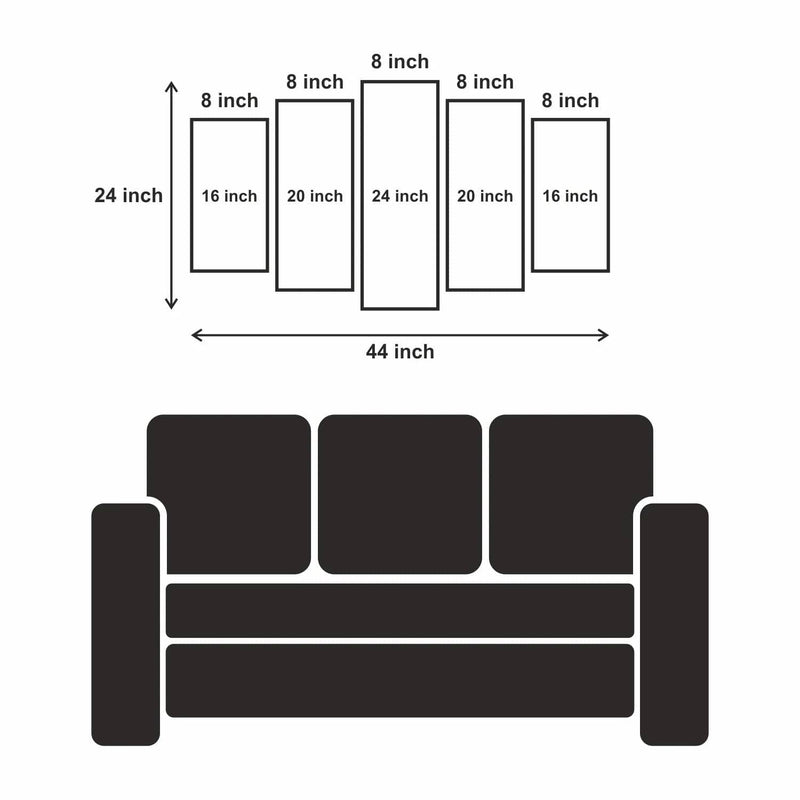 DECORGLANCE Posters, Prints, & Visual Artwork Bold Lady Canvas Wall Painting- With 5 Frames