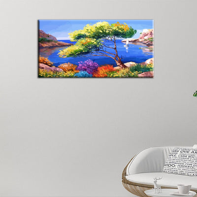 DecorGlance Posters, Prints, & Visual Artwork River View Canvas Wall Painting