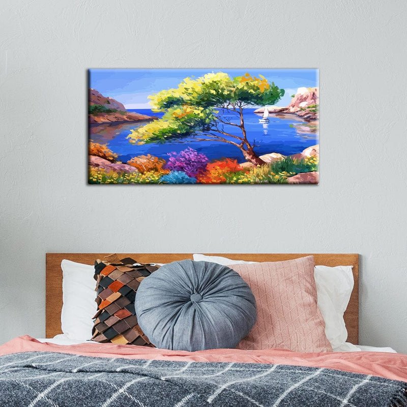 DecorGlance Posters, Prints, & Visual Artwork River View Canvas Wall Painting