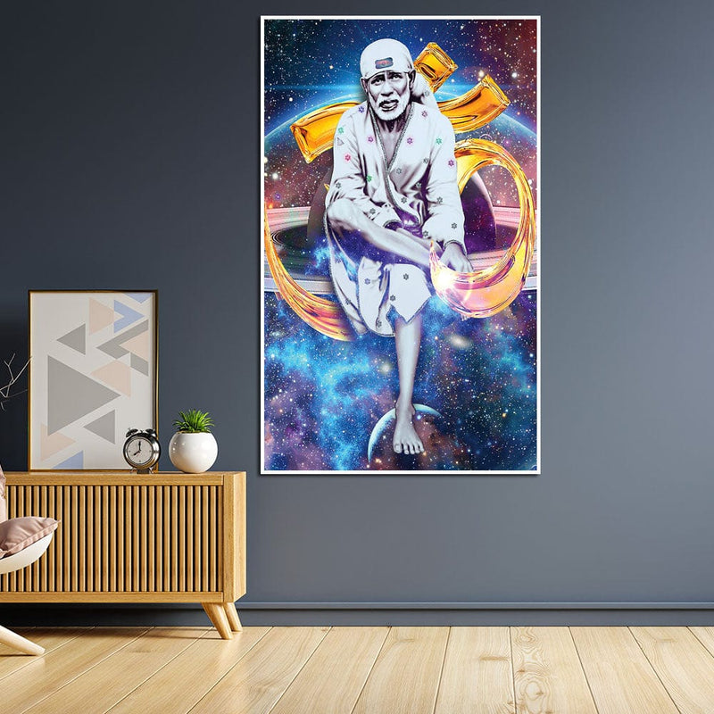 DecorGlance Posters, Prints, & Visual Artwork Sai Floating Frame Canvas Wall Painting