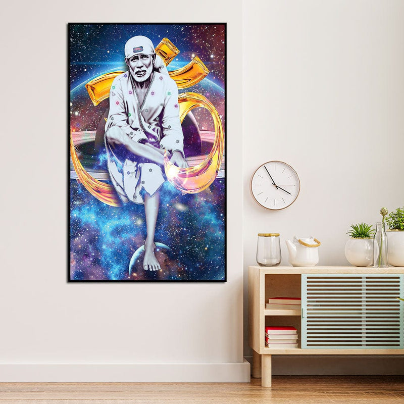 DecorGlance Posters, Prints, & Visual Artwork Sai Floating Frame Canvas Wall Painting
