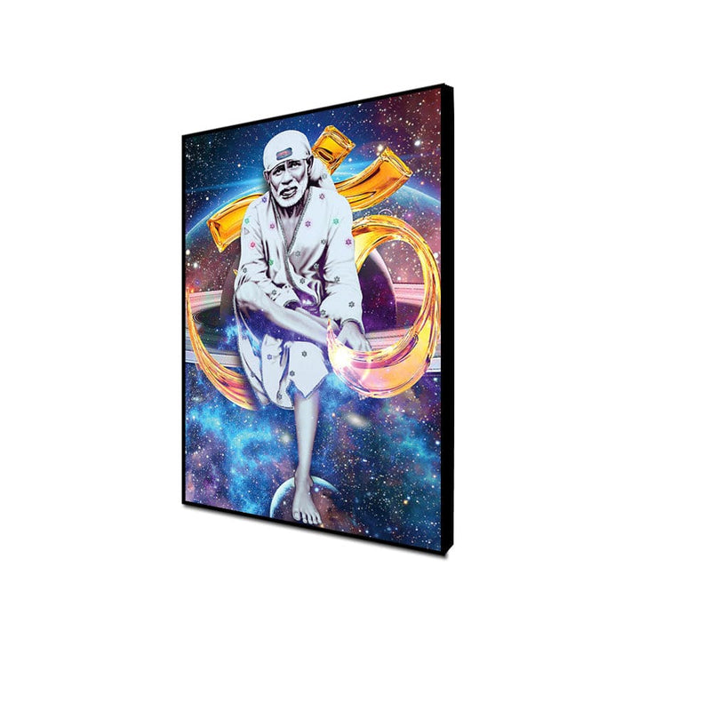 DecorGlance Posters, Prints, & Visual Artwork CANVAS PRINT BLACK FLOATING FRAME / (48x24) Inch / (121x60) Cm Sai Floating Frame Canvas Wall Painting