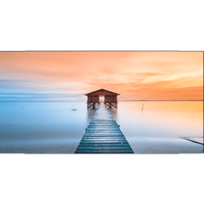 DECORGLANCE Posters, Prints, & Visual Artwork Seaside Bridge In Sunset Canvas Wall Painting
