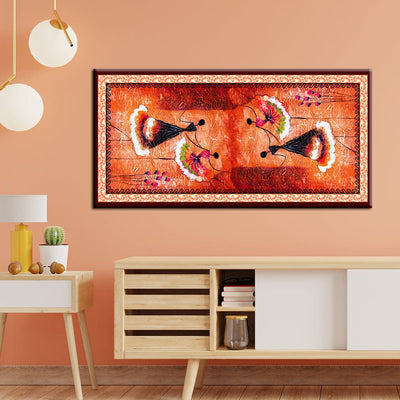 decorglance Posters, Prints, & Visual Artwork Spanish Dance Oil Color Art Canvas Wall Painting