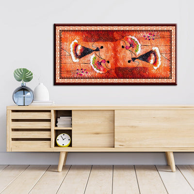 decorglance Posters, Prints, & Visual Artwork Spanish Dance Oil Color Art Canvas Wall Painting