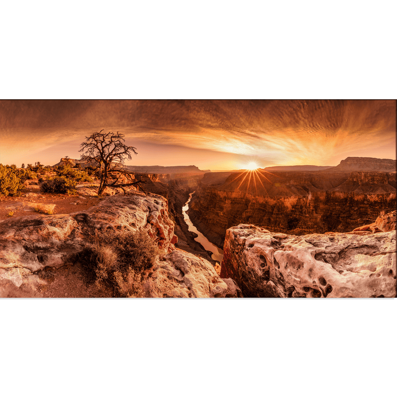 DECORGLANCE Posters, Prints, & Visual Artwork Sunset Grand Canyon Canvas Wall Painting