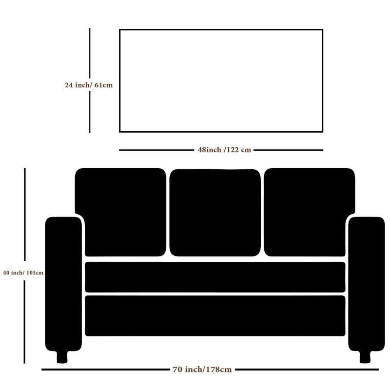 DECORGLANCE Posters, Prints, & Visual Artwork Three Cross Christian Canvas Wall Painting