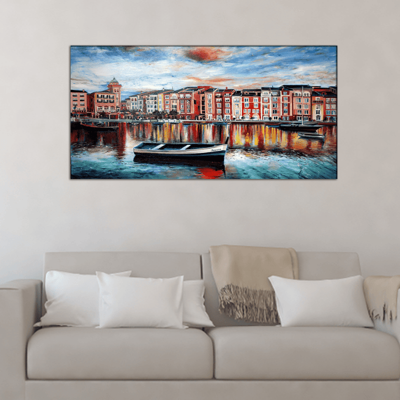 DECORGLANCE Posters, Prints, & Visual Artwork Venice Beautiful Scenery Canvas Wall Painting