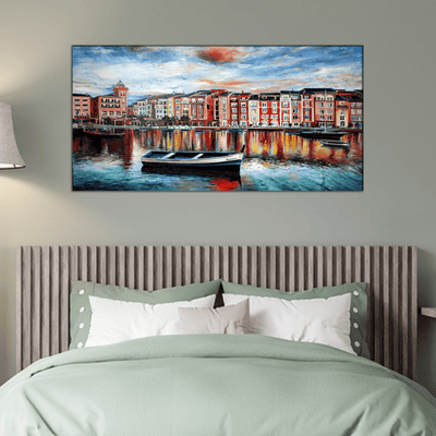 DECORGLANCE Posters, Prints, & Visual Artwork Venice Beautiful Scenery Canvas Wall Painting