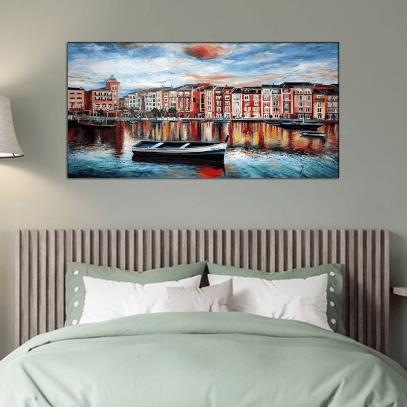 DECORGLANCE Posters, Prints, & Visual Artwork Venice Beautiful Scenery Canvas Wall Painting