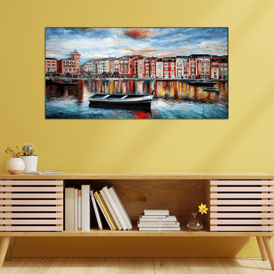 DECORGLANCE Posters, Prints, & Visual Artwork Venice Beautiful Scenery Canvas Wall Painting