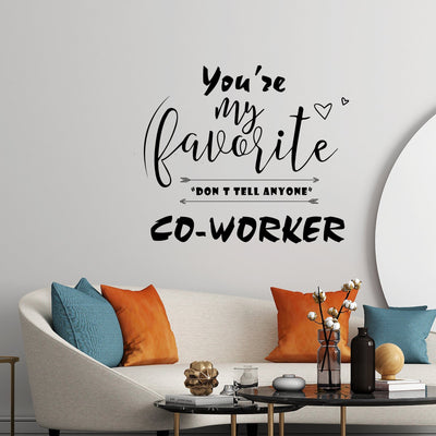 DECORGLANCE Quote sticker Office Quote Premium Quality Wall Sticker