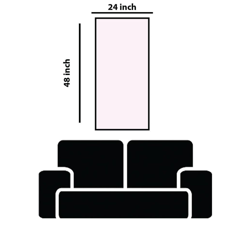 DecorGlance Rectangle painting Ritwikas Abstract Hanuman Canvas Wall Painting