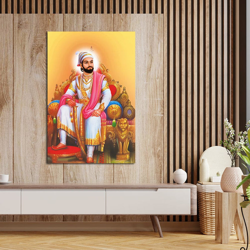 shivaji maharaj wall frame | wall painting shivaji maharaj