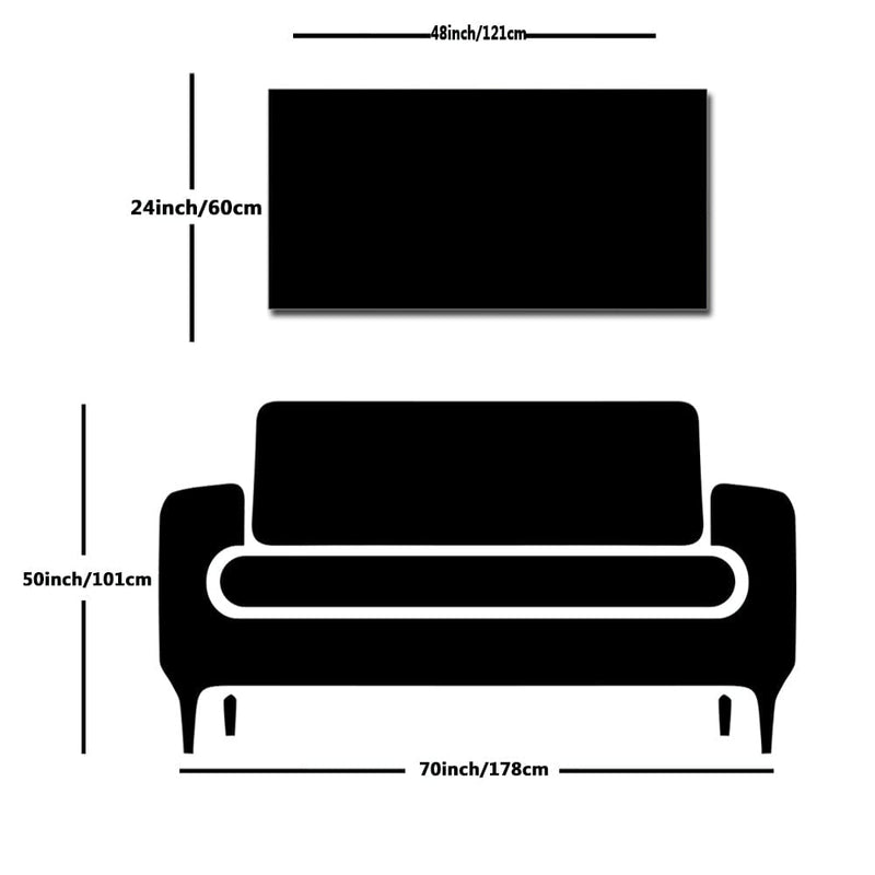 DecorGlance Rectangle painting Sikh Symbol Canvas Wall Painting