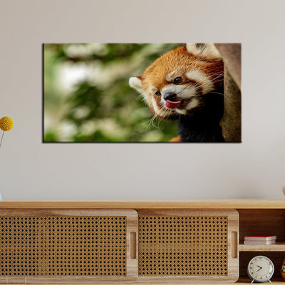 DecorGlance Red Panda Canvas Wall Painting