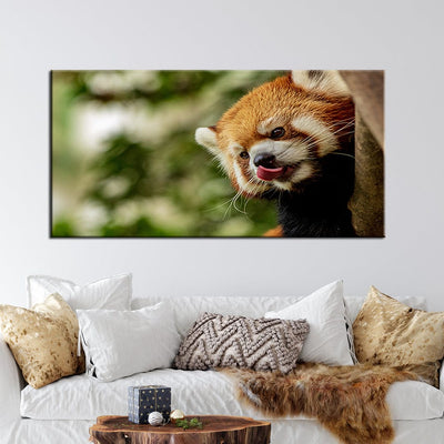 DecorGlance Red Panda Canvas Wall Painting