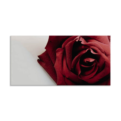 DecorGlance Red Rose Canvas Wall Painting