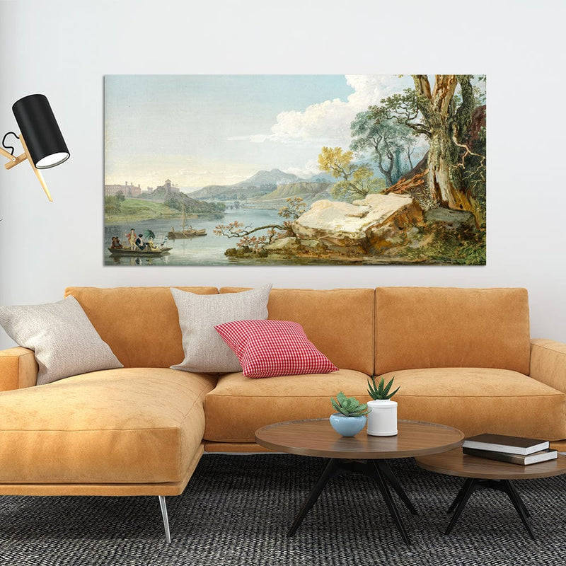 DecorGlance River View Art Canvas Wall Painting