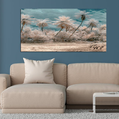 DecorGlance Road Side Tree Canvas Wall Painting