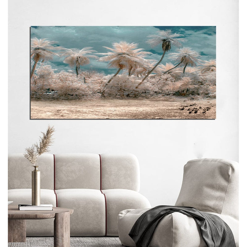 DecorGlance Road Side Tree Canvas Wall Painting