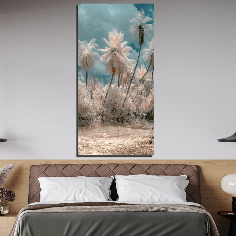 DecorGlance Road Side Tree Canvas Wall Painting