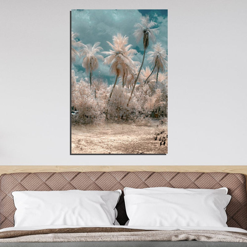 DecorGlance Road Side Tree Canvas Wall Painting