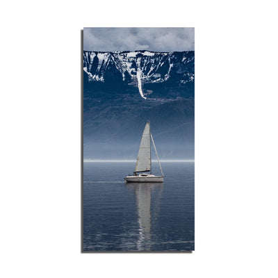 DecorGlance Sailboat On The Water Canvas Wall Painting