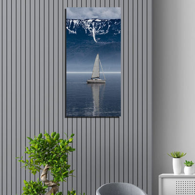 DecorGlance Sailboat On The Water Canvas Wall Painting