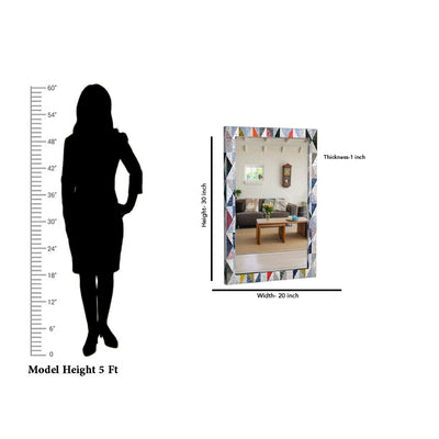 Multi Colorful Wall Mirror