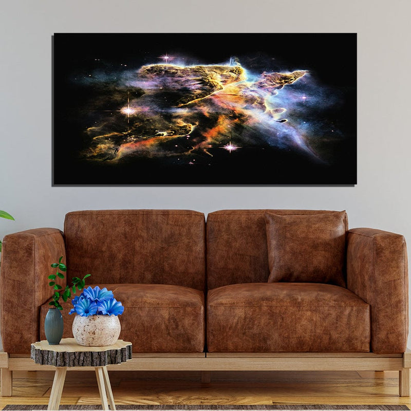 DecorGlance Space Nasa View Print On Canvas Wall Painting