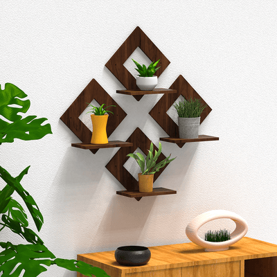 DecorGlance Square Wall Hanging Planter stand