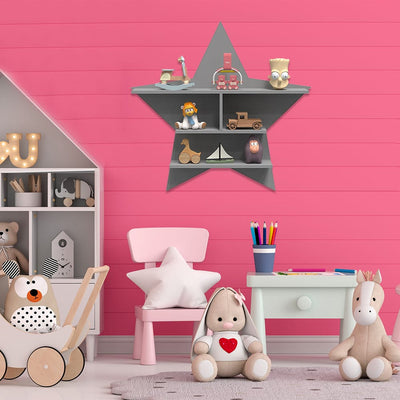DecorGlance Star Shape Kids Wall Shelve
