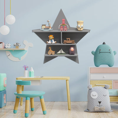 DecorGlance Star Shape Kids Wall Shelve