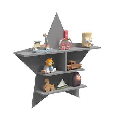 DecorGlance Star Shape Kids Wall Shelve