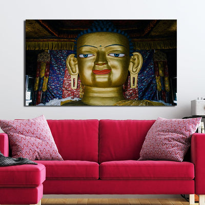 DecorGlance Statue Art Canvas Wall Painting