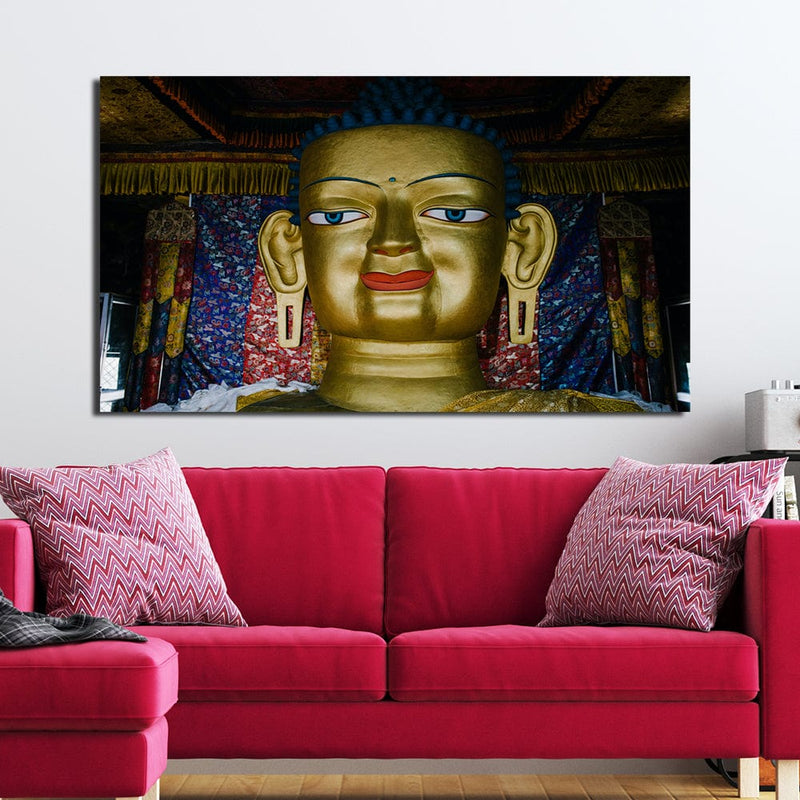 DecorGlance Statue Art Canvas Wall Painting