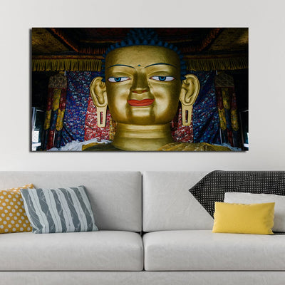 DecorGlance Statue Art Canvas Wall Painting