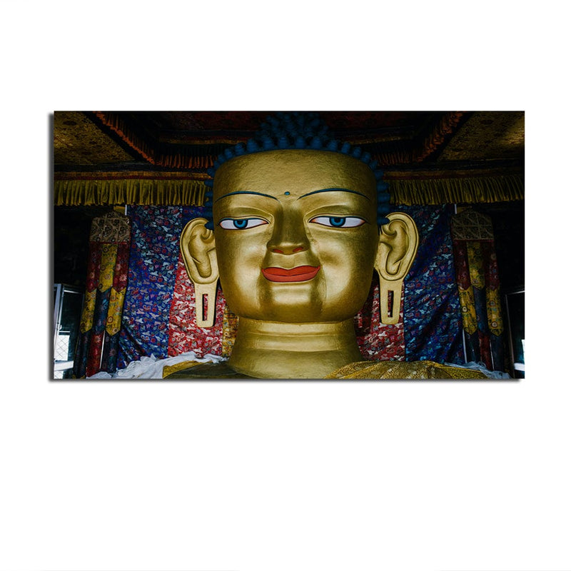 DecorGlance Statue Art Canvas Wall Painting