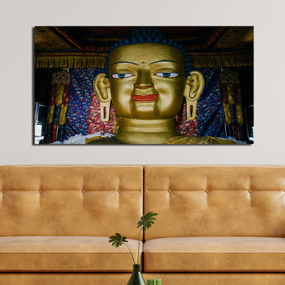 DecorGlance Statue Art Canvas Wall Painting