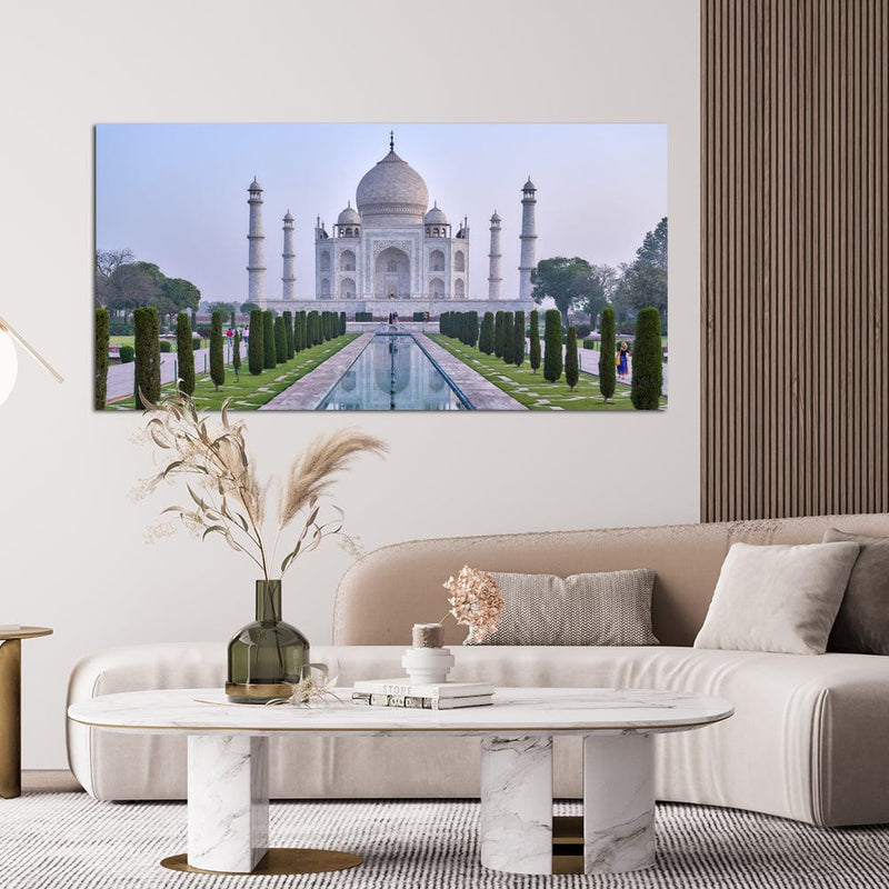 DecorGlance Taj Mahal Canvas Wall Painting