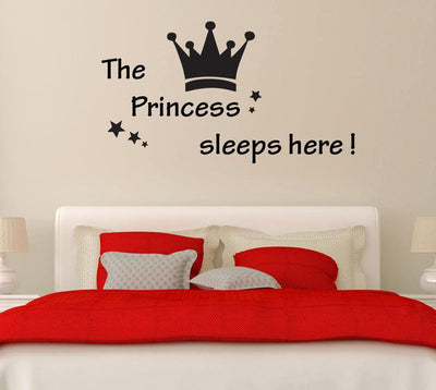 DECORGLANCE Teenage Princess Wall Sticker