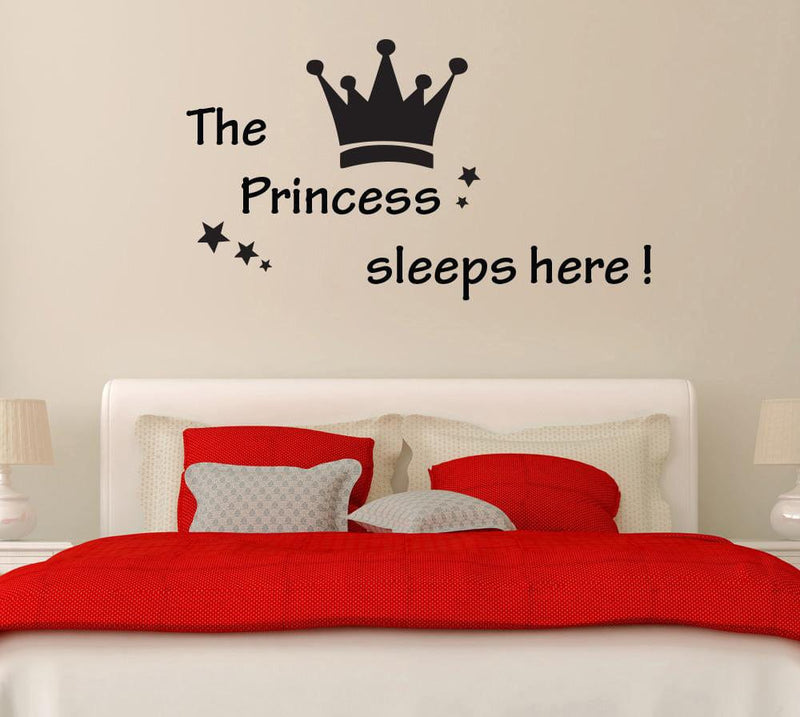 DECORGLANCE Teenage Princess Wall Sticker