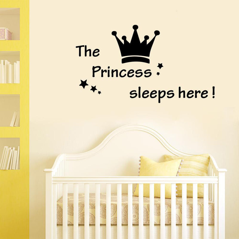 DECORGLANCE Teenage Princess Wall Sticker